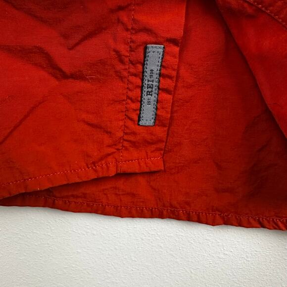 REI Men's Shirt Button Down UPF Hiking Fishing Rust Size Medium Gorpcore Outdoor - Picture 10 of 16